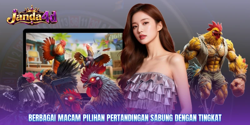 Berbagai macam pilihan pertandingan sabung dengan tingkat