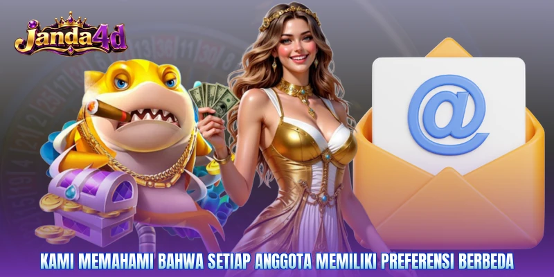 Kami memahami bahwa setiap anggota memiliki preferensi berbeda