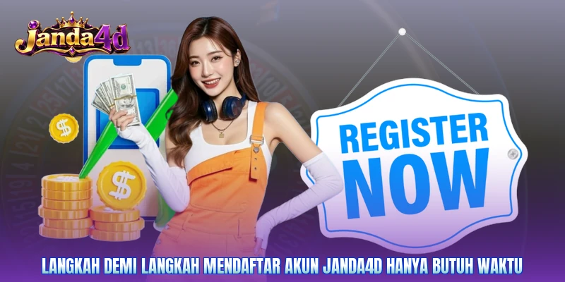 Langkah demi langkah mendaftar akun Janda4D hanya butuh waktu
