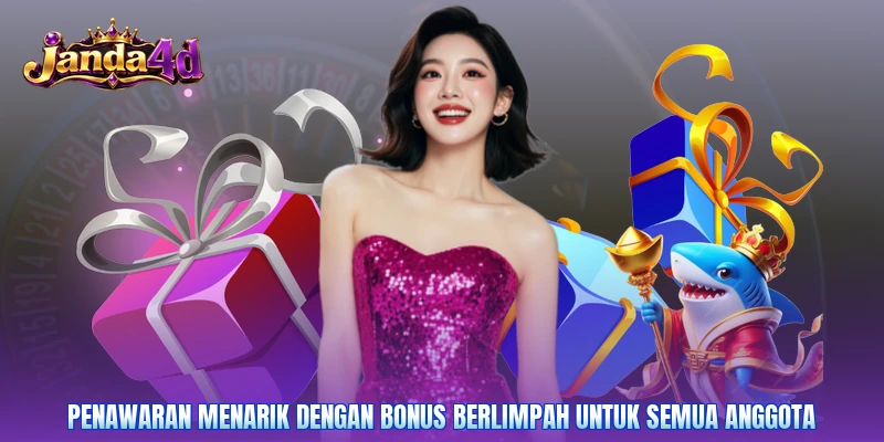 Penawaran menarik dengan bonus berlimpah untuk semua anggota