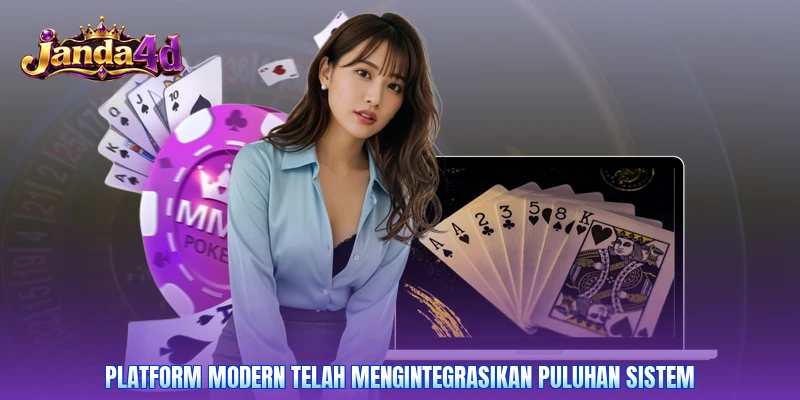 Platform modern telah mengintegrasikan puluhan sistem