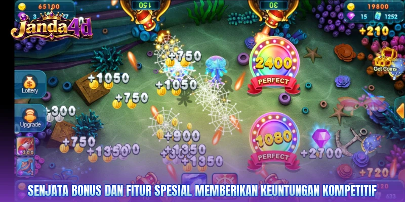 Senjata bonus dan fitur spesial memberikan keuntungan kompetitif
