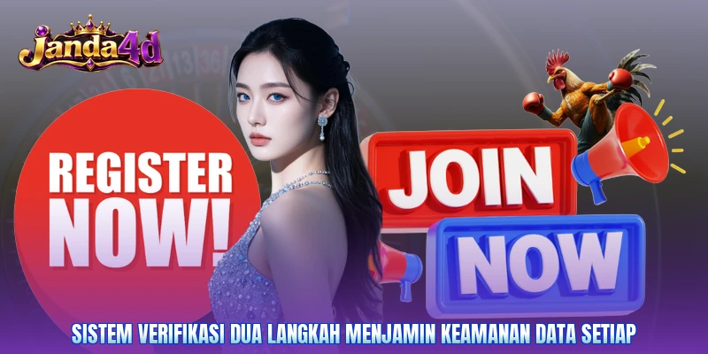 Sistem verifikasi dua langkah menjamin keamanan data setiap