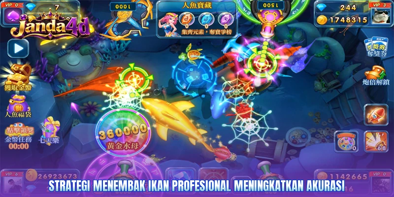 Strategi menembak ikan profesional meningkatkan akurasi